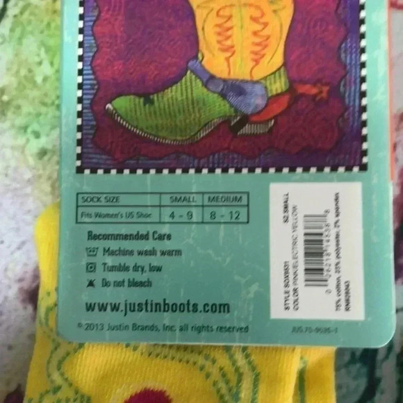 Justin boots socks over calf 3 pair lot‎ women’s 4-9 - Picture 3 of 3